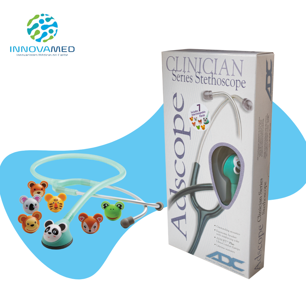 Stetoscopio Pediatrico ADC Adimals - Serie Platinum Con 7 Facce Animali